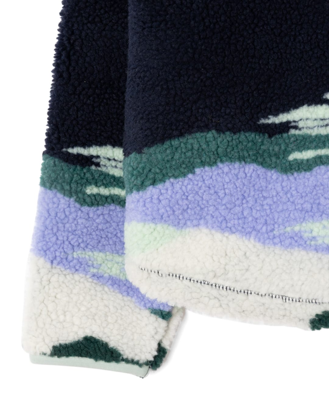 Apex Kids Zip Sherpa Fleece in Blue