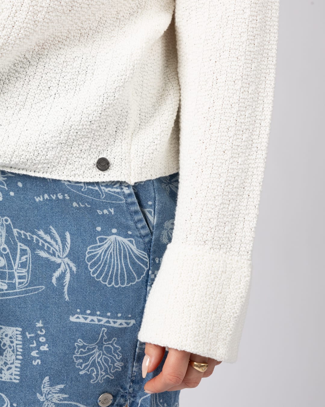 Beachtide  Knitwear Jumper in Cream
