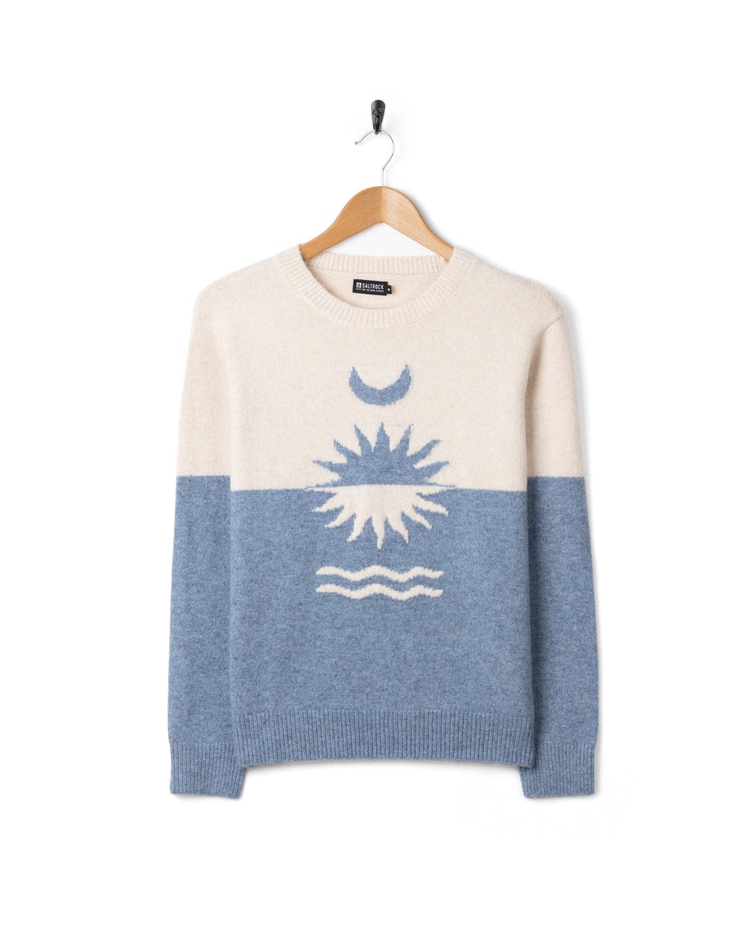 Equinox - Womens Long Sleeve Crew Jumper- Blue