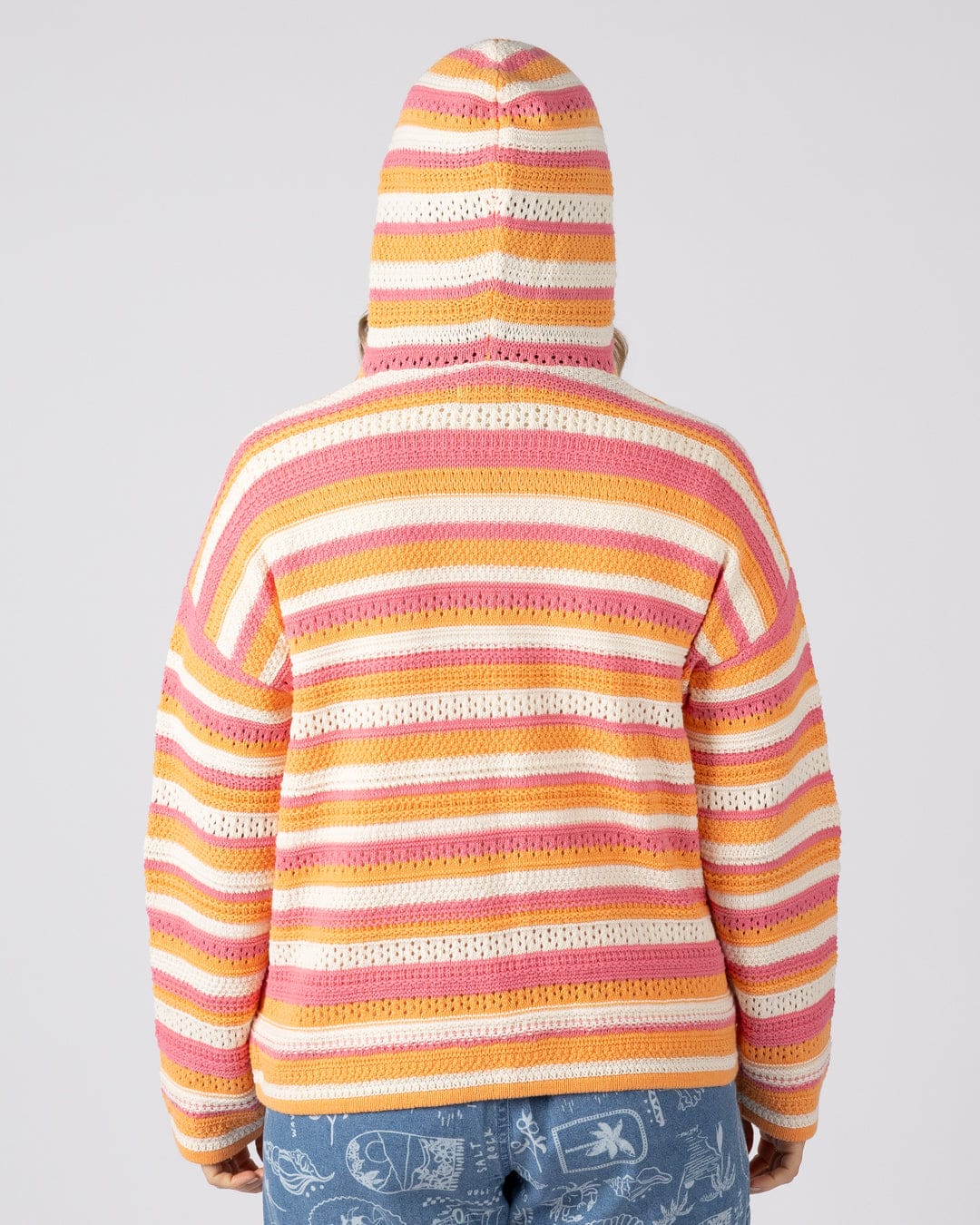 Aurelia - Womens Hooded Jumper - Bright Pink