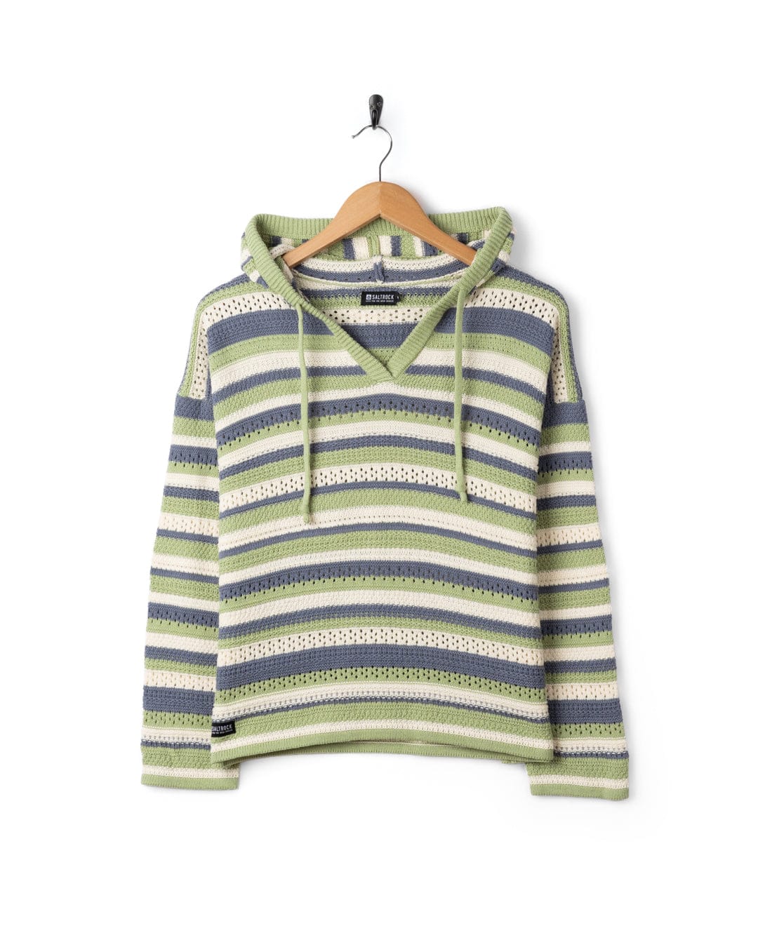 Aurelia - Womens Hooded Jumper - Light Green