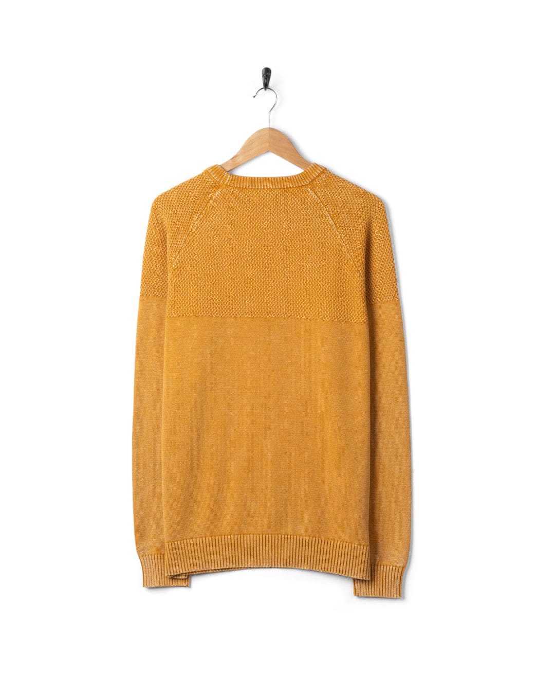 Coombe - Mens Knitted Jumper - Yellow