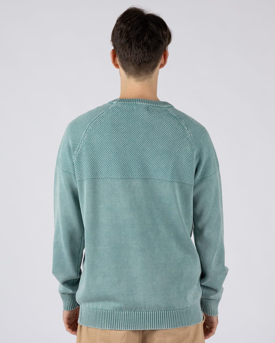 Coombe - Mens Knitted Jumper - Blue