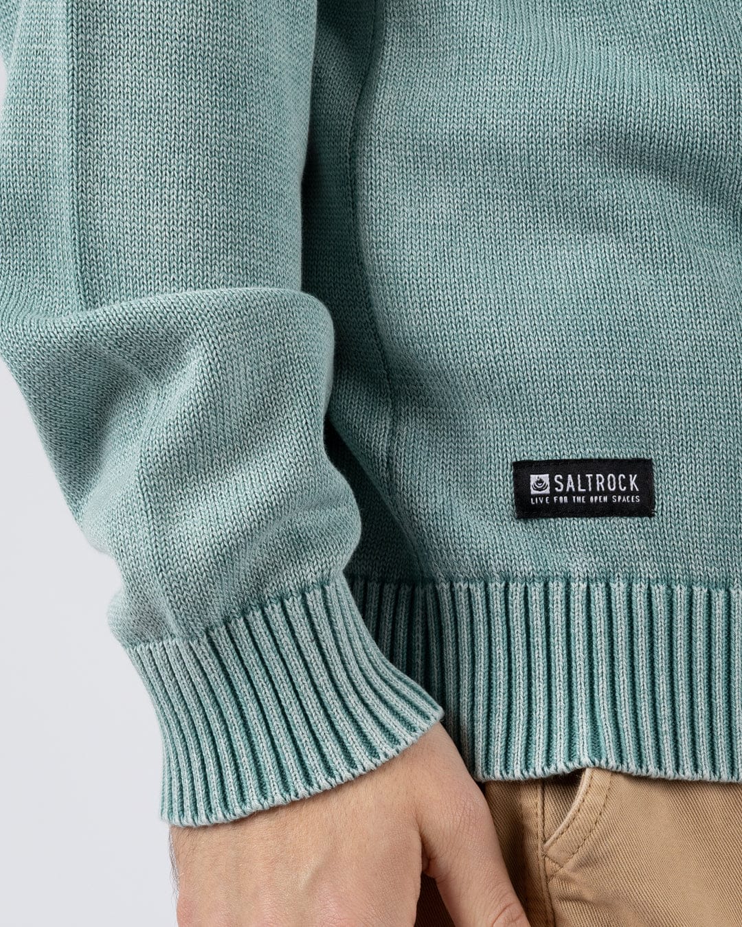 Coombe - Mens Knitted Jumper - Blue