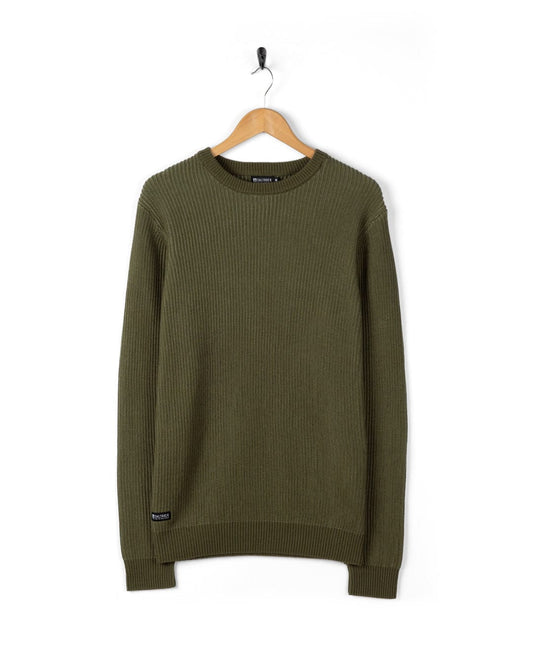 Waite - Mens Knitted Jumper - Green