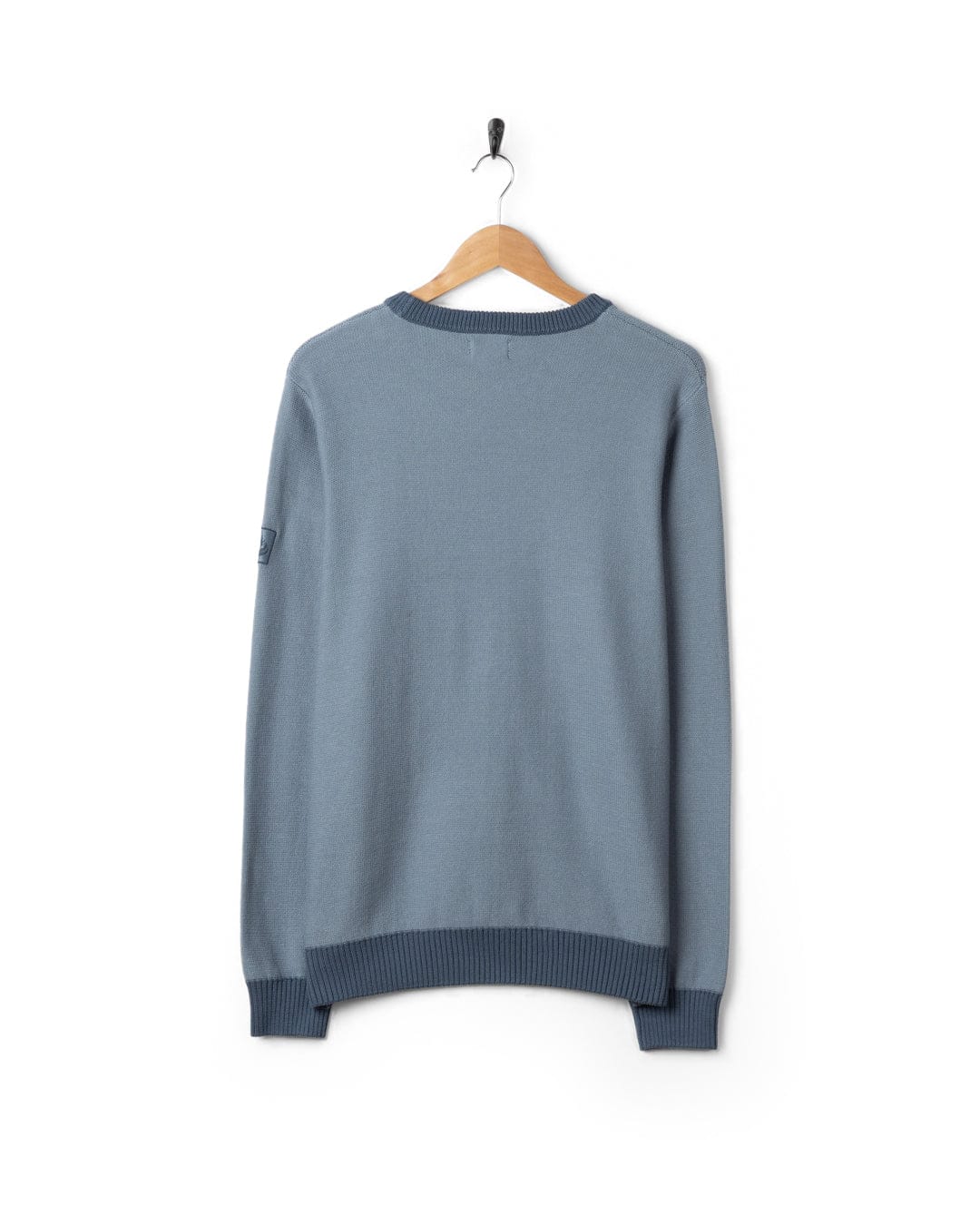 Callum - Mens Knitted Jumper - Blue