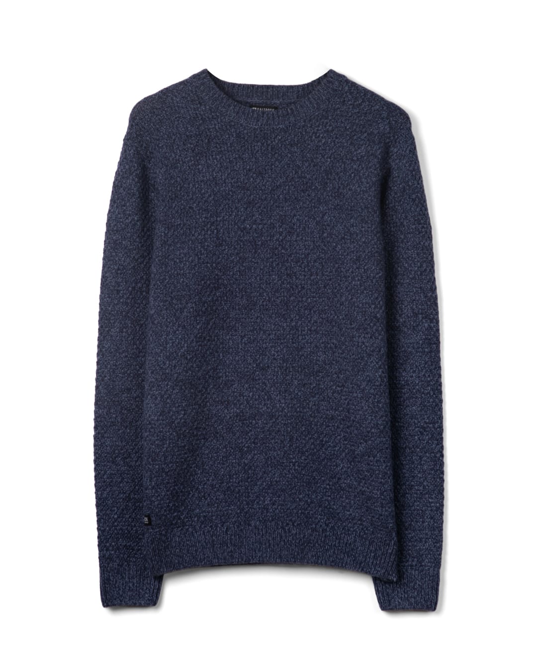 Bury Knitted Mens Jumper in Dark Blue