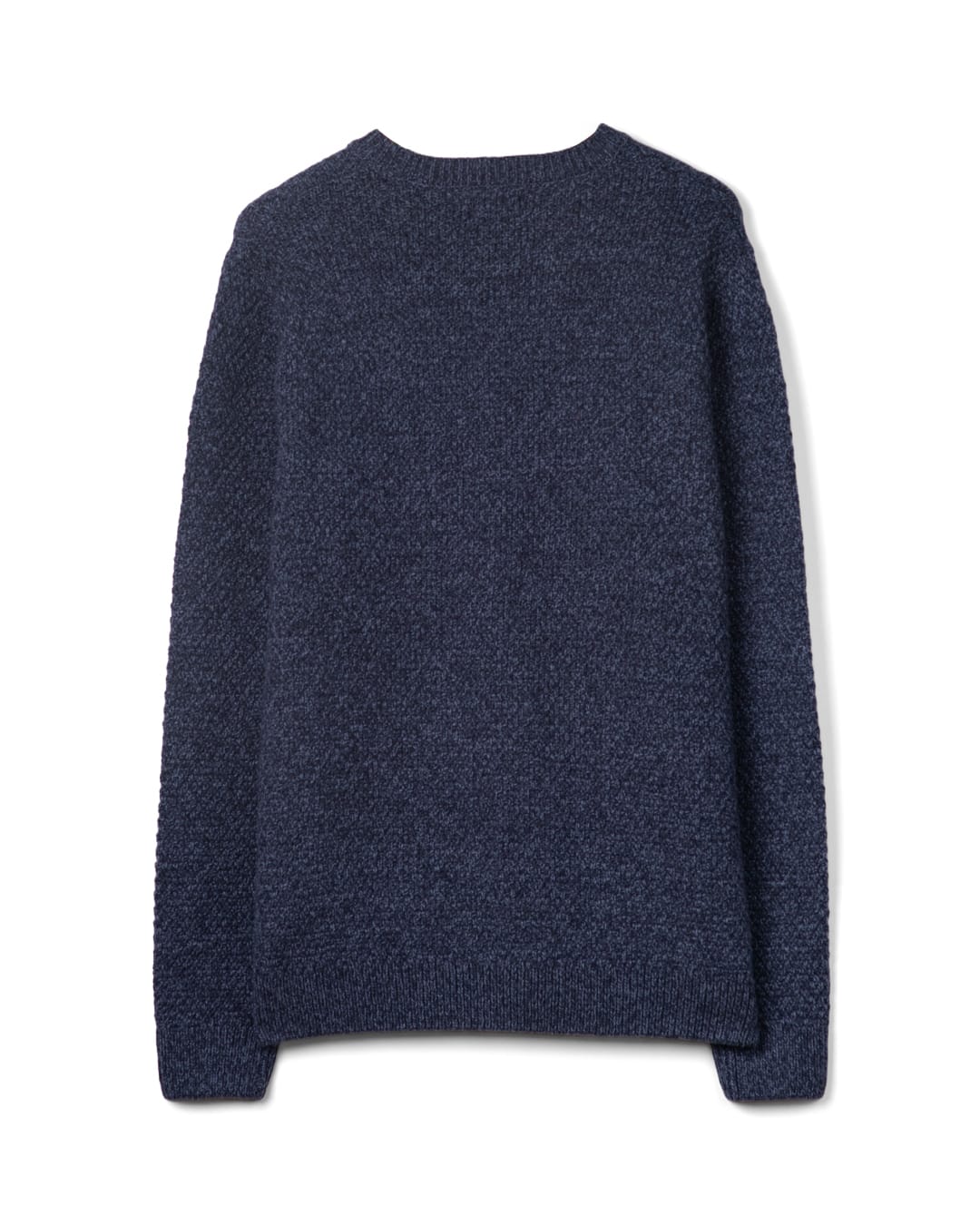 Bury Knitted Mens Jumper in Dark Blue