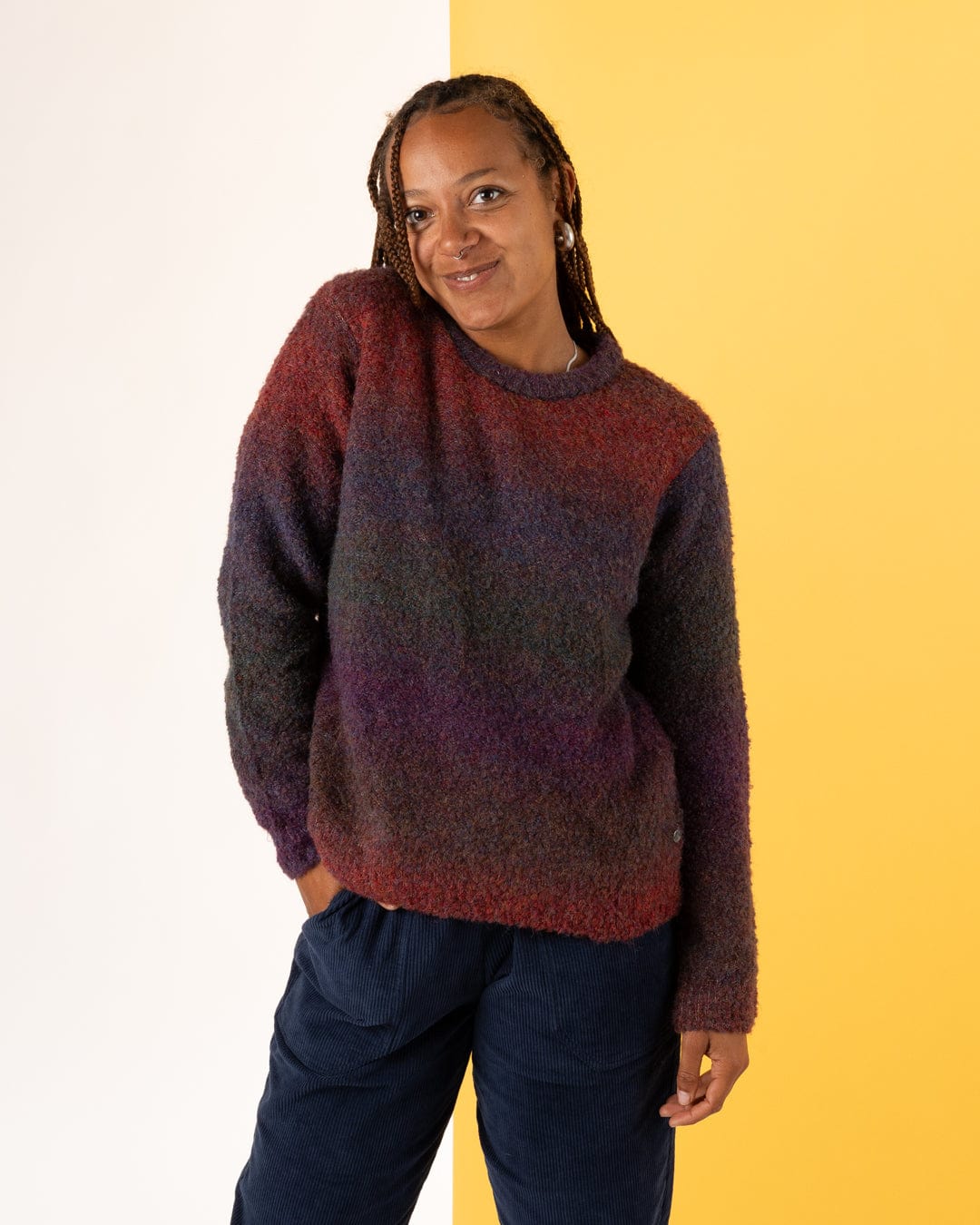 Bowden - Womens Jumper - Purple