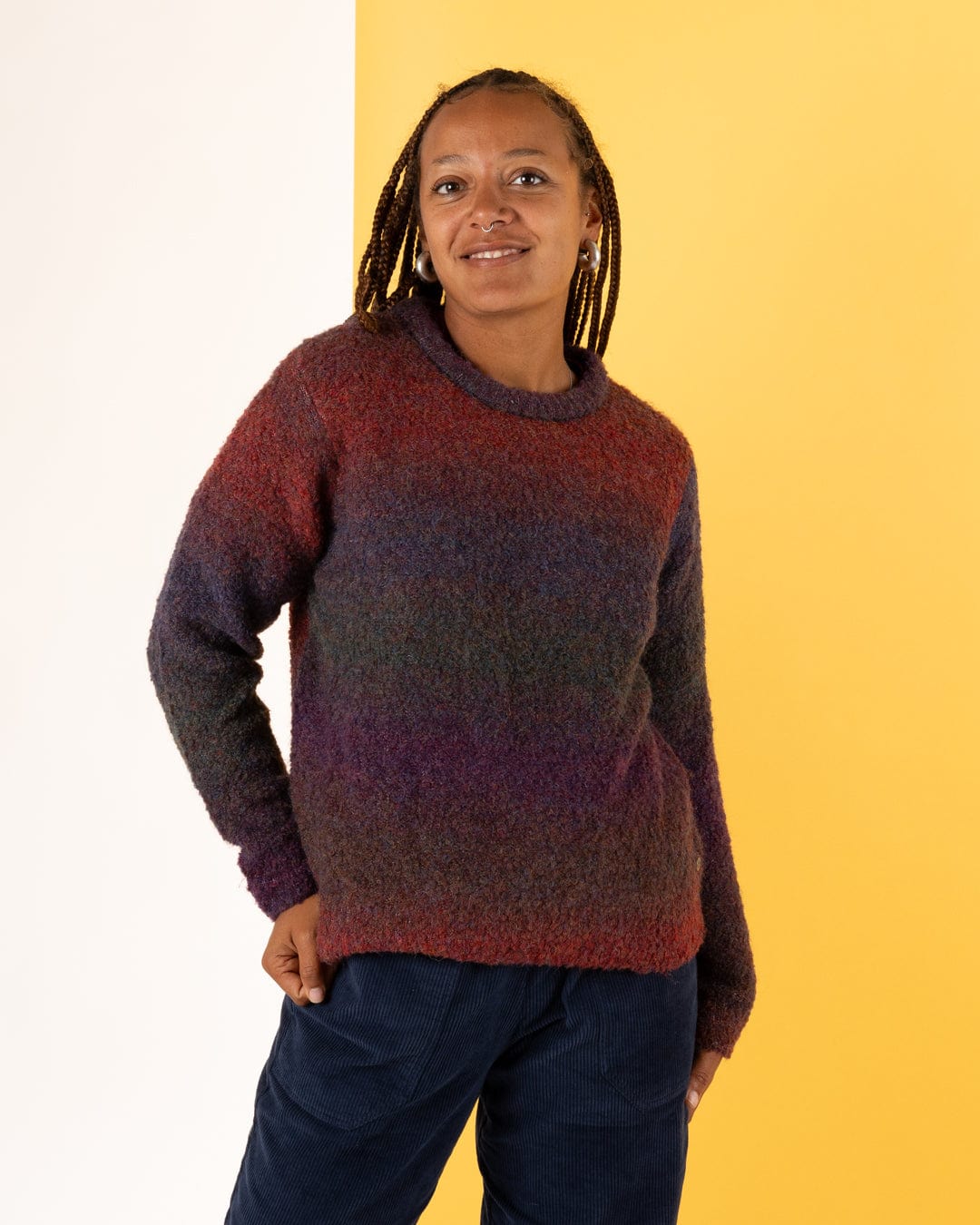 Bowden - Womens Jumper - Purple