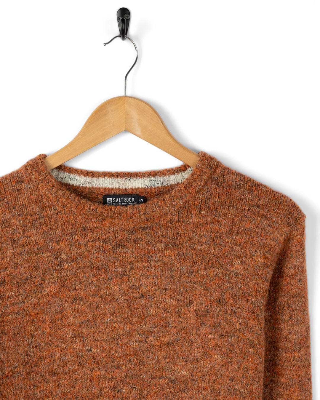 Bonnie - Womens Fleck Jumper - Orange