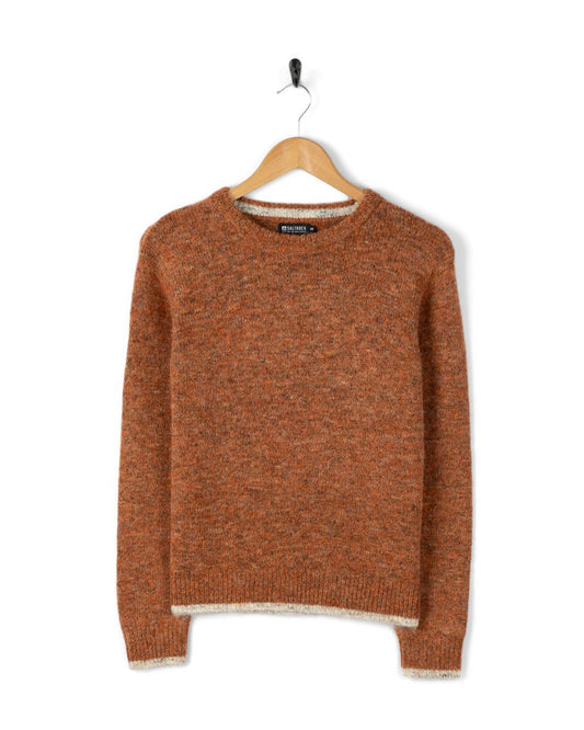 Bonnie - Womens Fleck Jumper - Orange