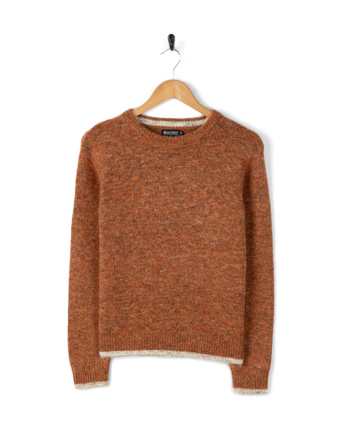 Bonnie - Womens Fleck Jumper - Orange