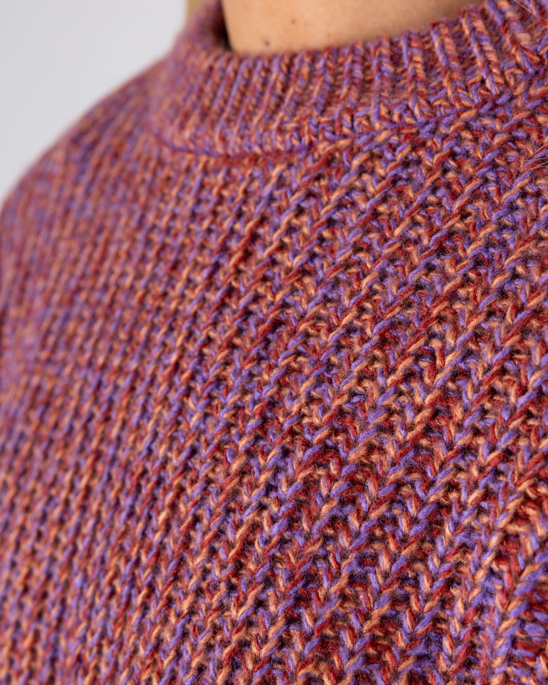 Lucy - L/S Crew Jumper - PURPLE