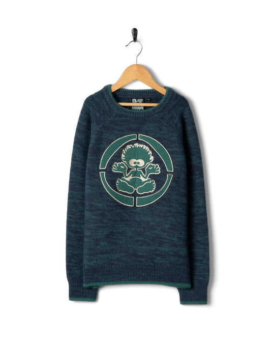 Reader - Kids Crew Knit - Blue