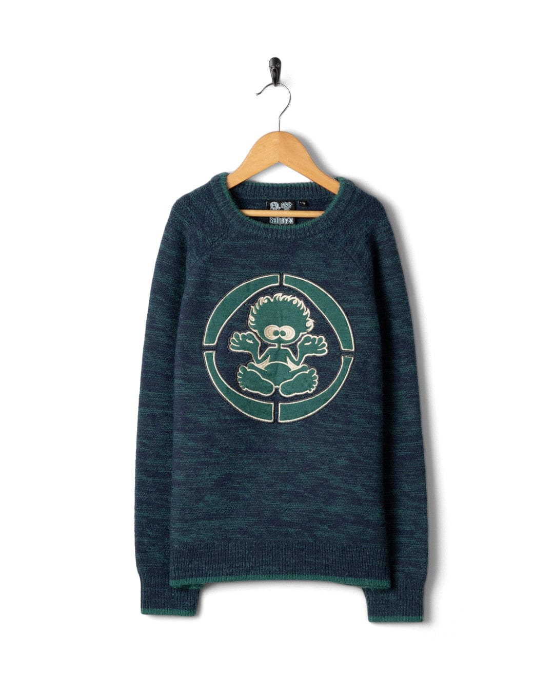 Reader - Kids Crew Knit - Blue