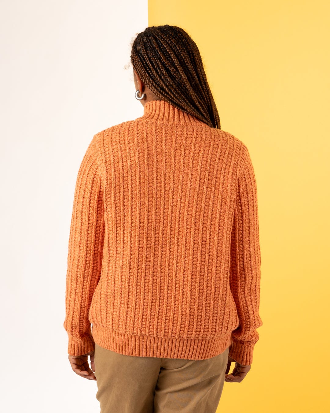 Rupa - Borg Lined Knit - Orange