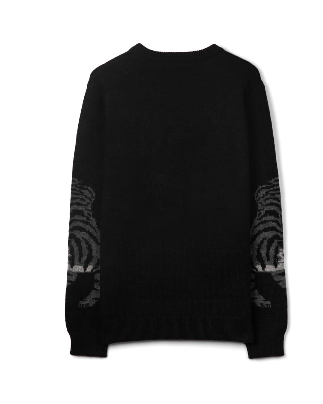 Tiger Surf Mens Knitted Jumper in Black