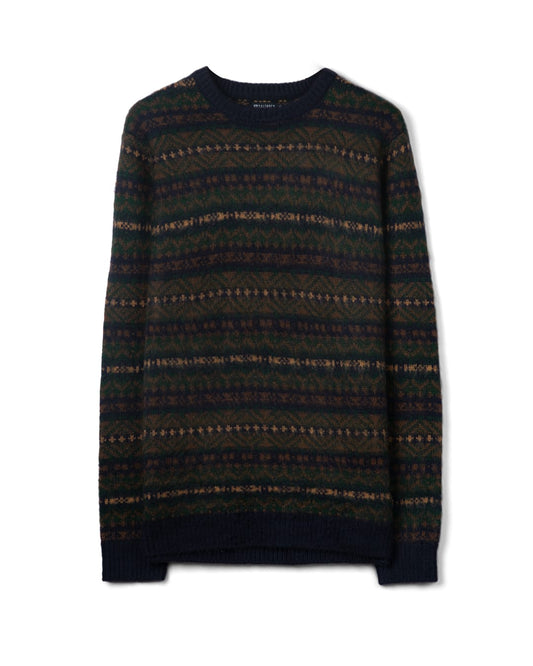 Base Camp Knitted Mens Jumper in Multi