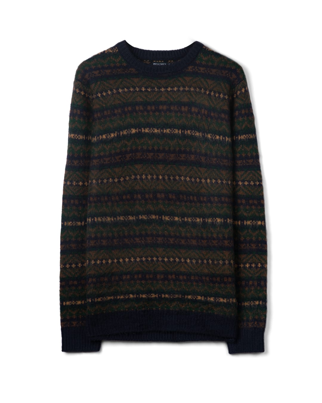 Base Camp Knitted Mens Jumper in Multi