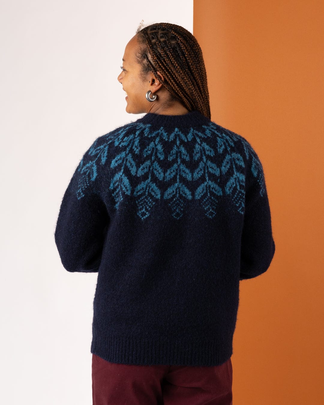 Fairisle - Womens Jumper - Blue