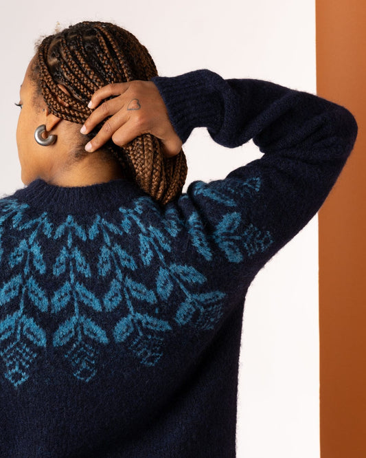 Fairisle - Womens Jumper - Blue