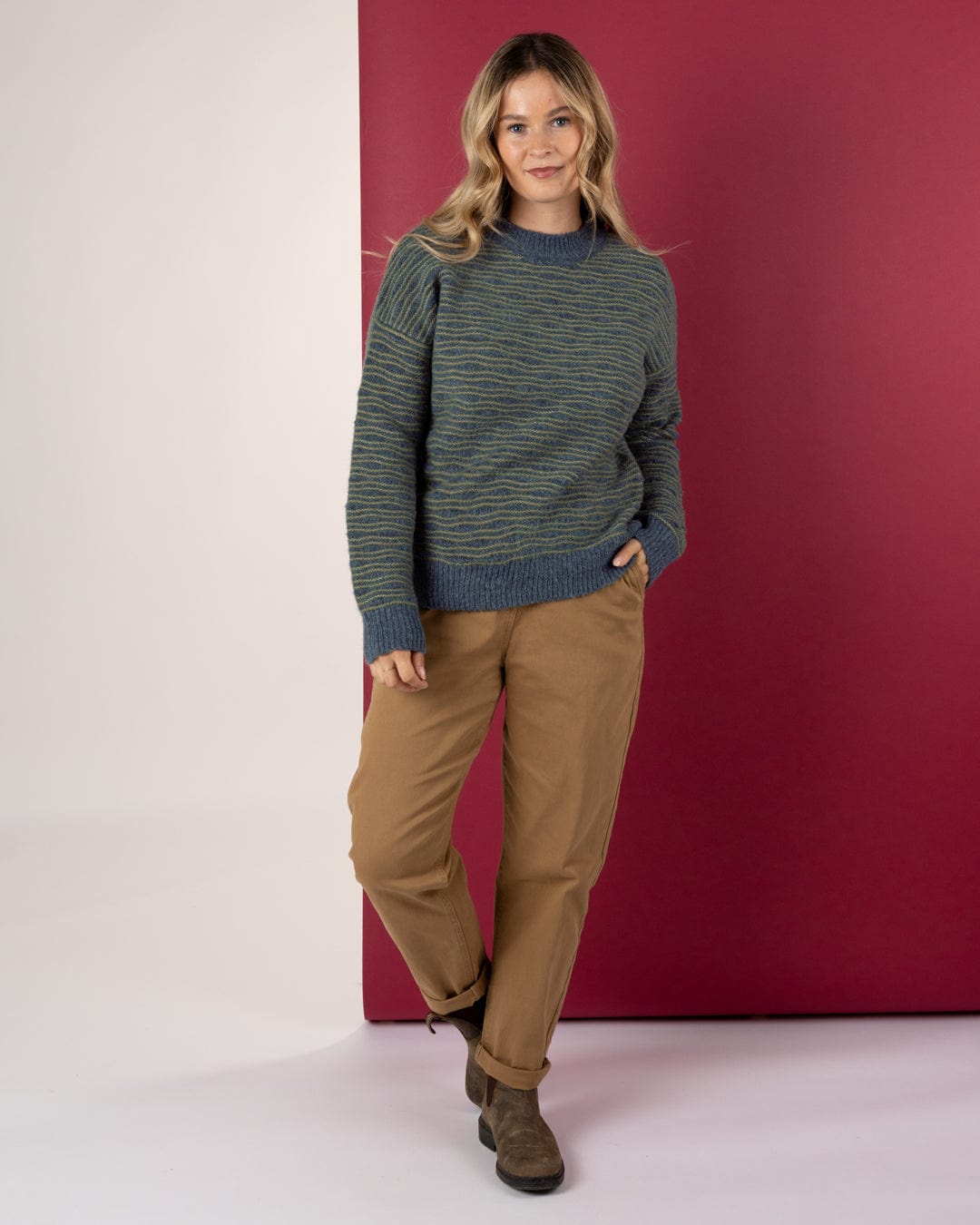 Maisie - Womens Jumper - Blue