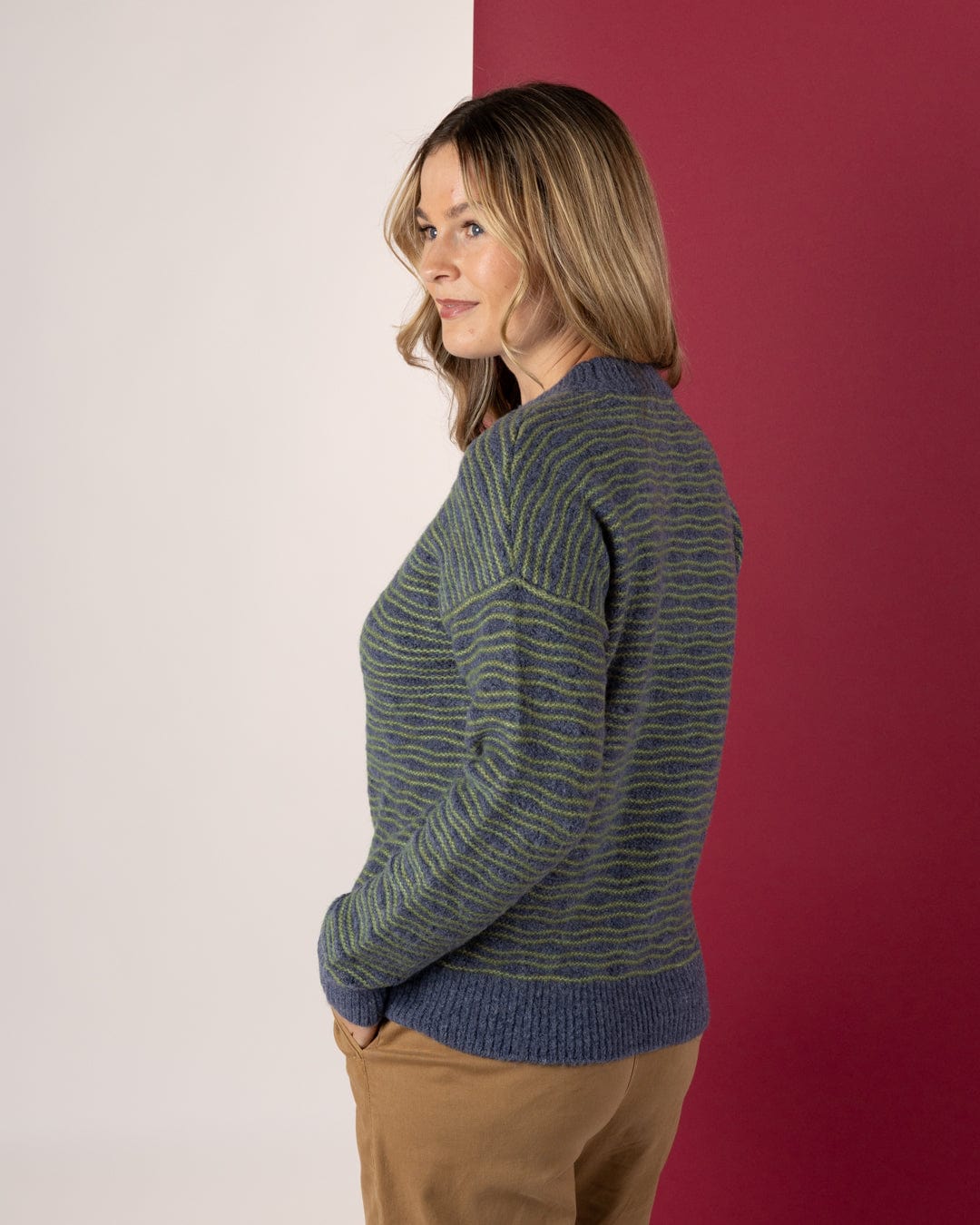 Maisie - Womens Jumper - Blue