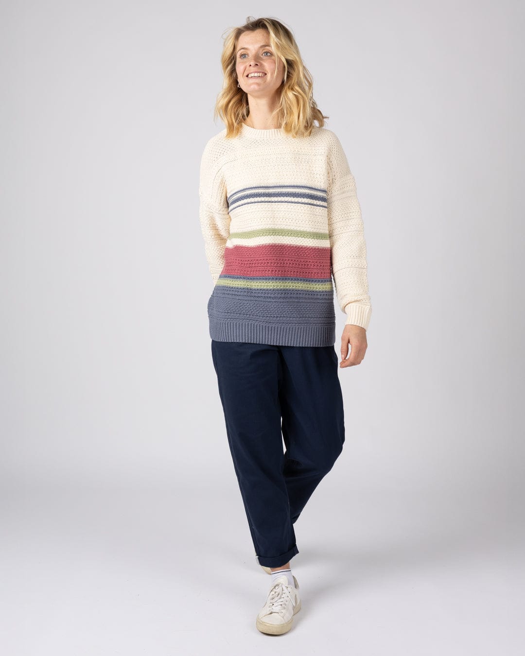 Sable - Womens Long Sleeve Jumper - Cream