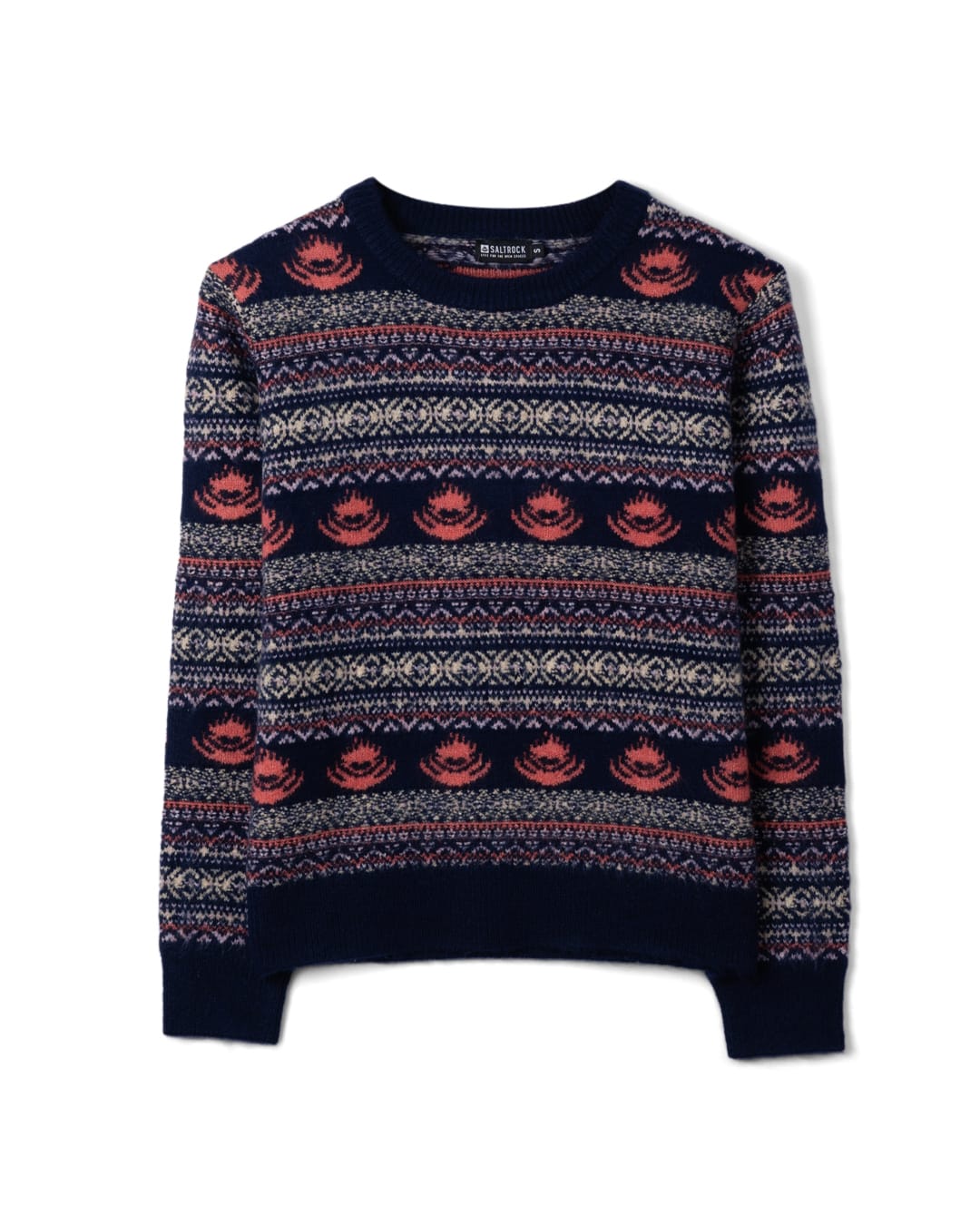 Merry Tokmas Womens Knitted Jumper in Blue