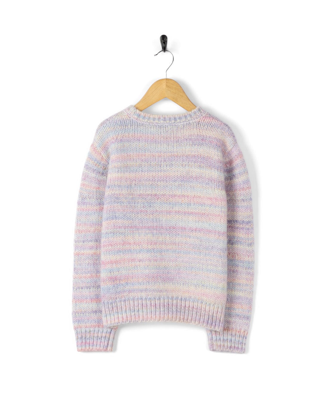 Reeny Rainbow - Kids Pastel Cable Jumper - Purple