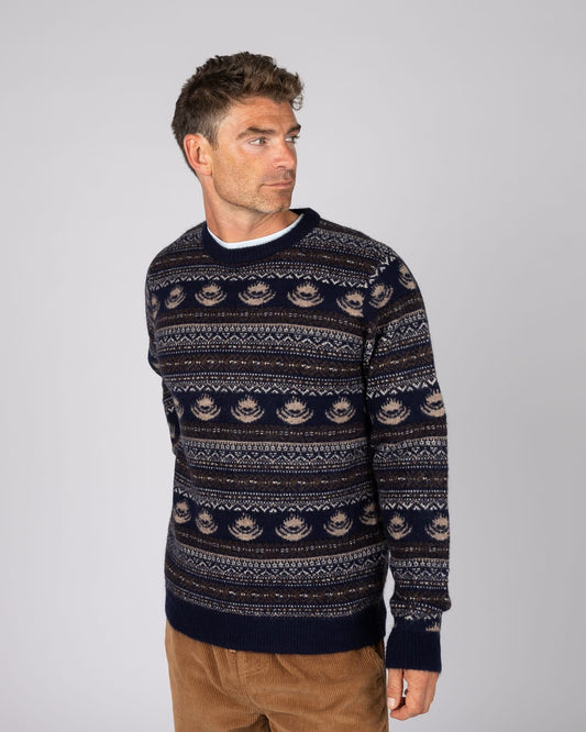 Merry Tokmas - L/S Crew Jumper - DRESS BLUE