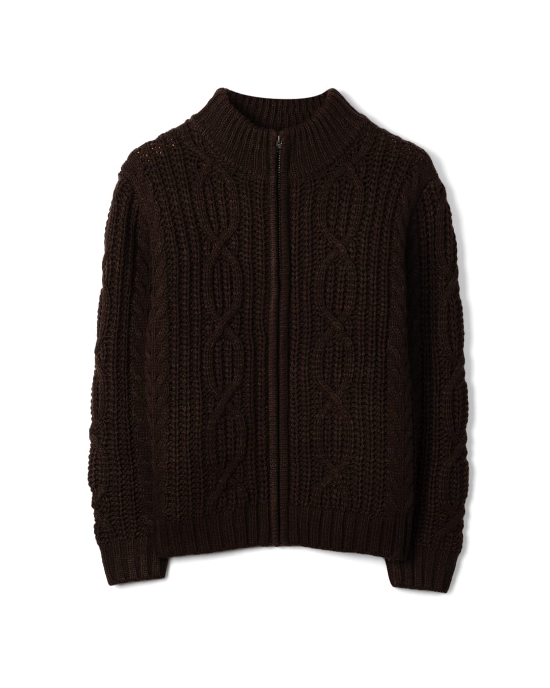 Melody Womens Cardigan in Brown