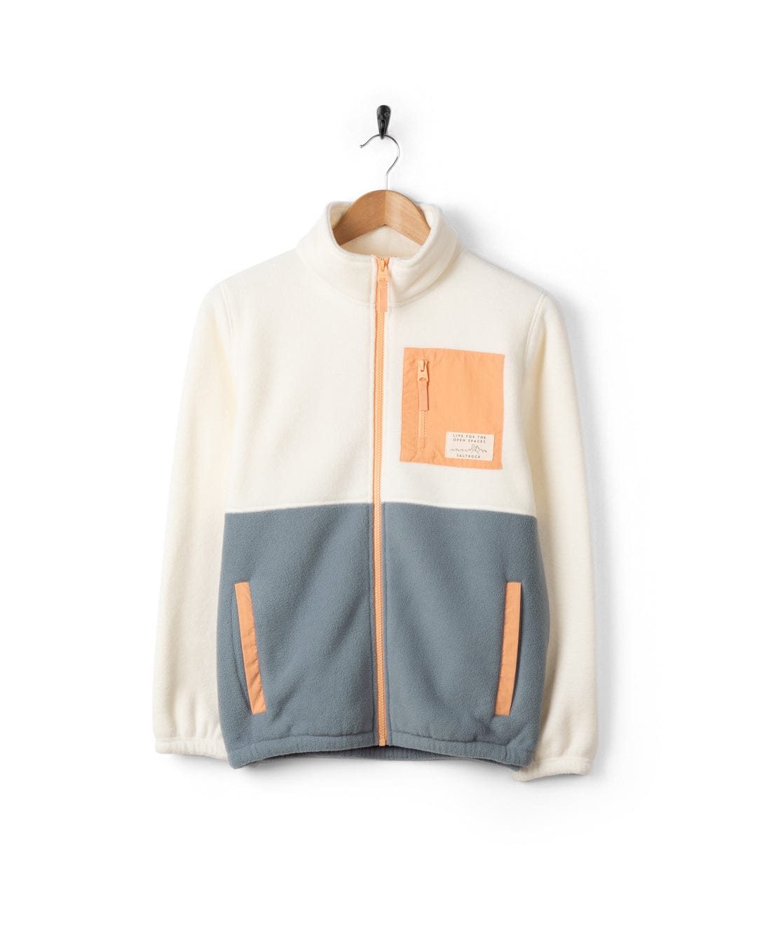 Denya - Womens Zip Fleece - Cream