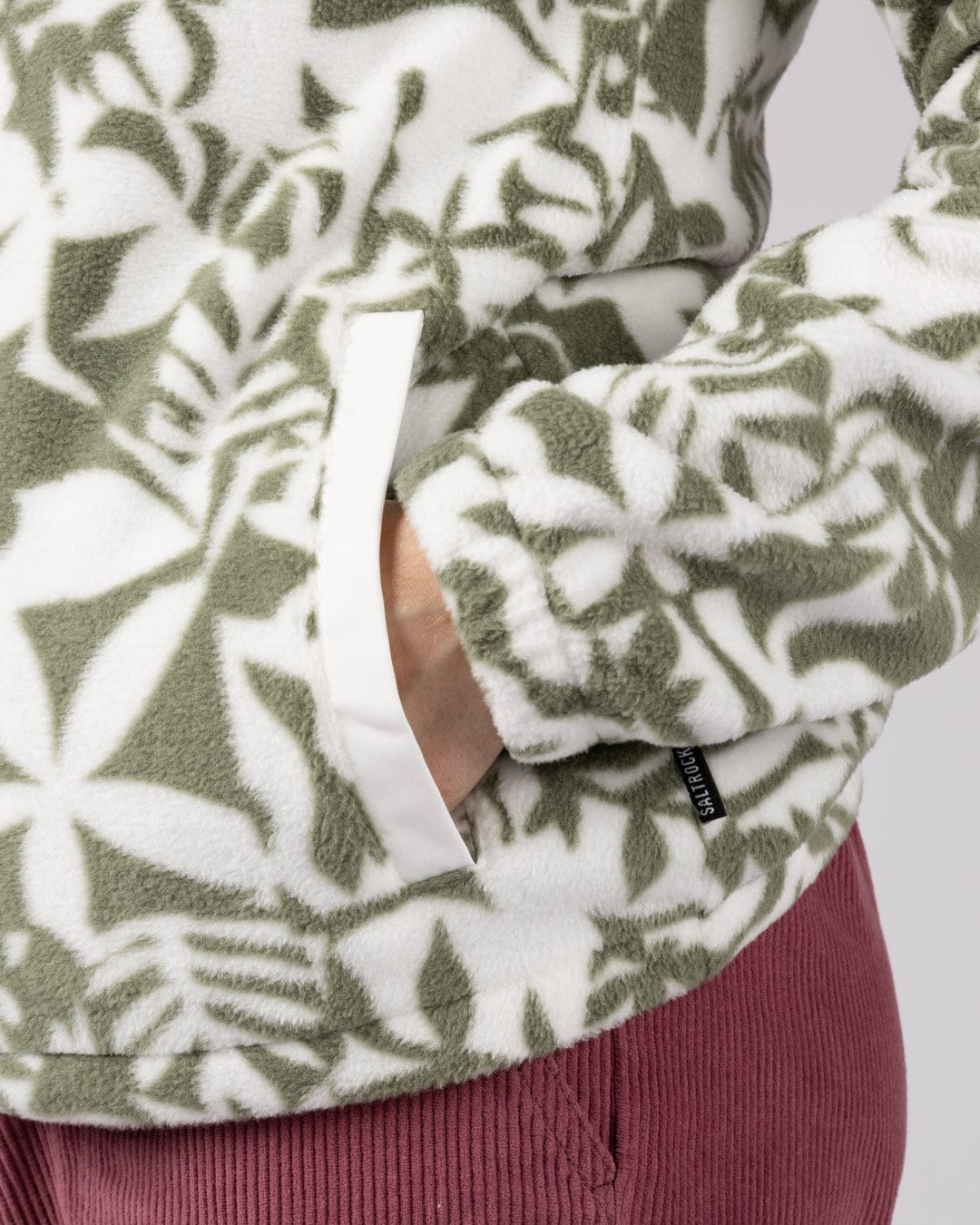 Balance  Womens Zip Fleece in Light Green