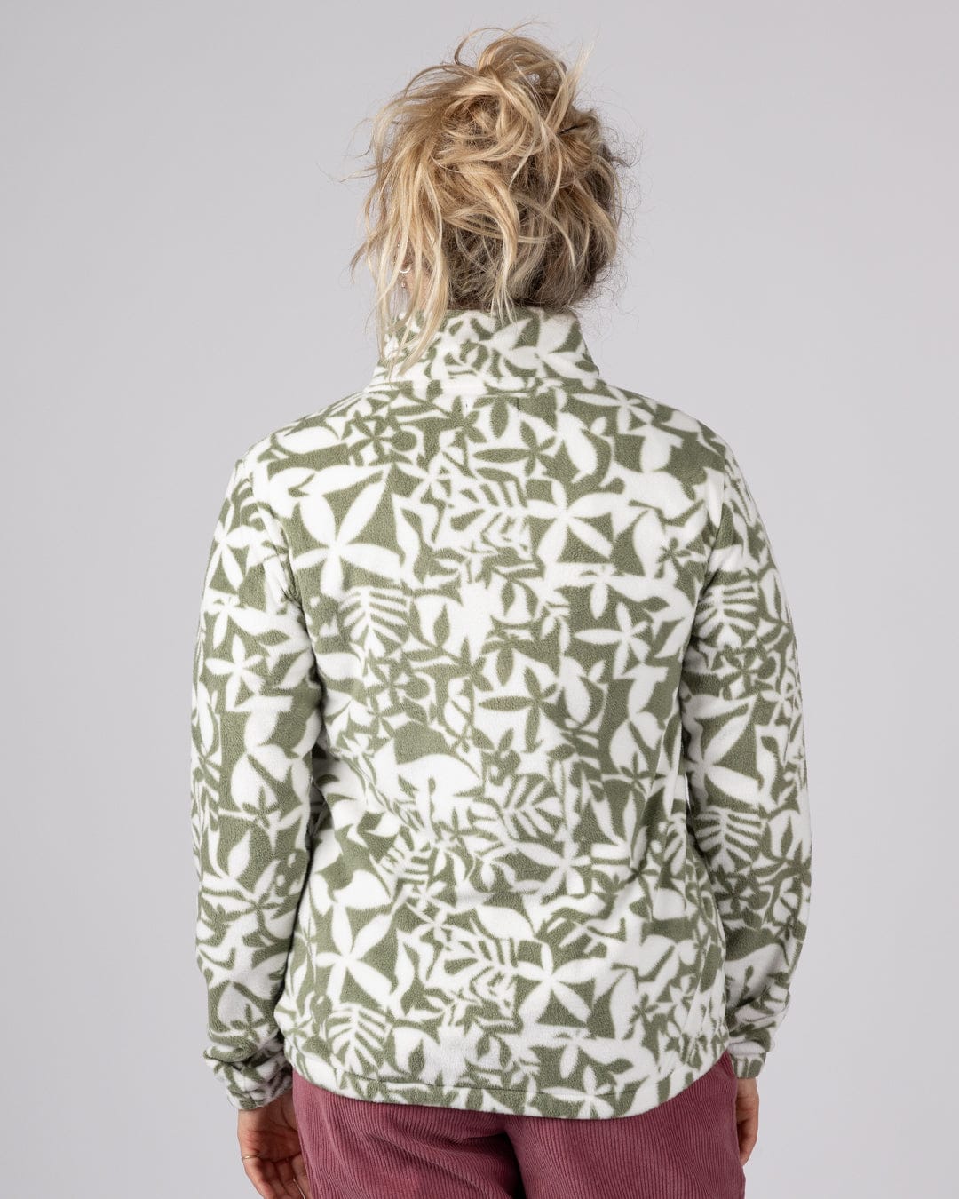 Balance  Womens Zip Fleece in Light Green