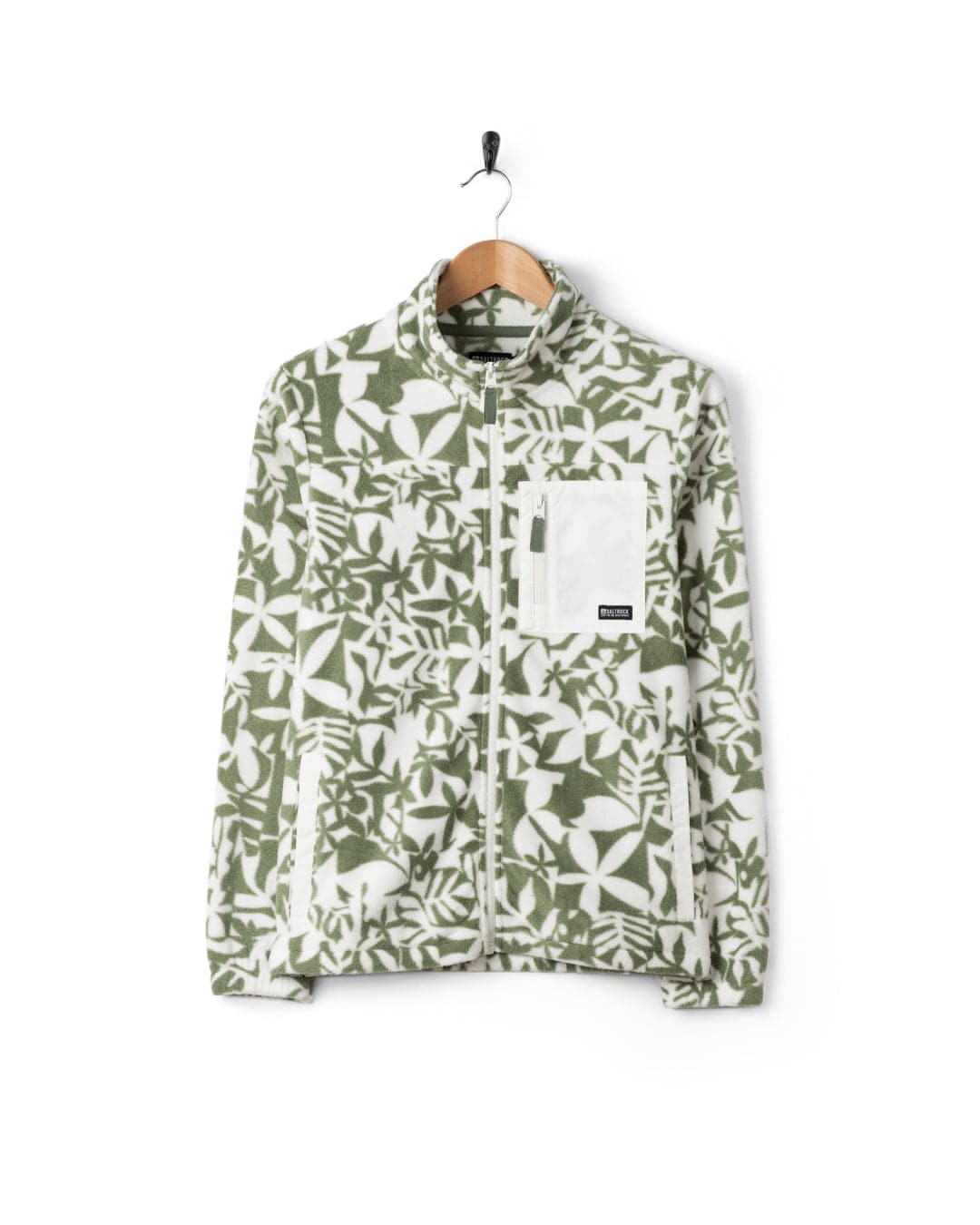 Balance  Womens Zip Fleece in Light Green