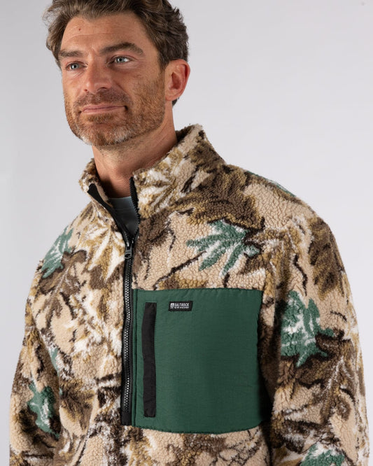 True Camo - Mens 1/4 Neck Fleece - Camo