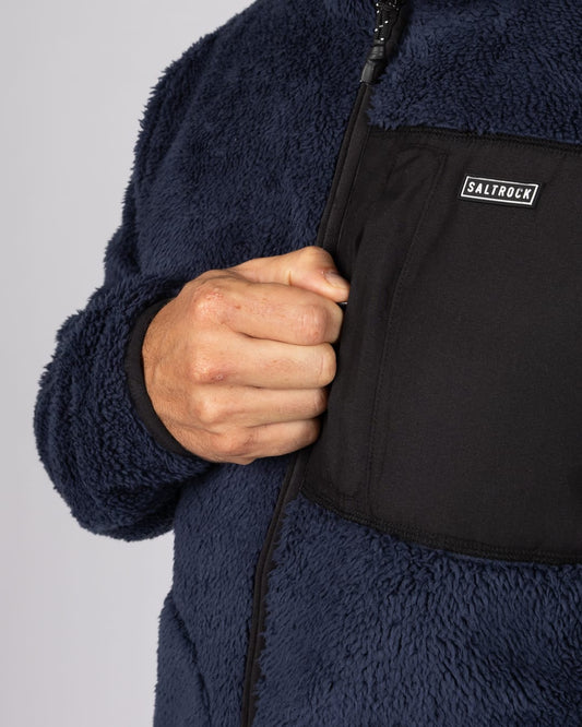 Wishaw Mens Soft Fleece in Blue