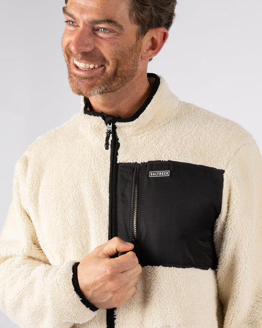 Wishaw - Mens Soft Fleece - Cream