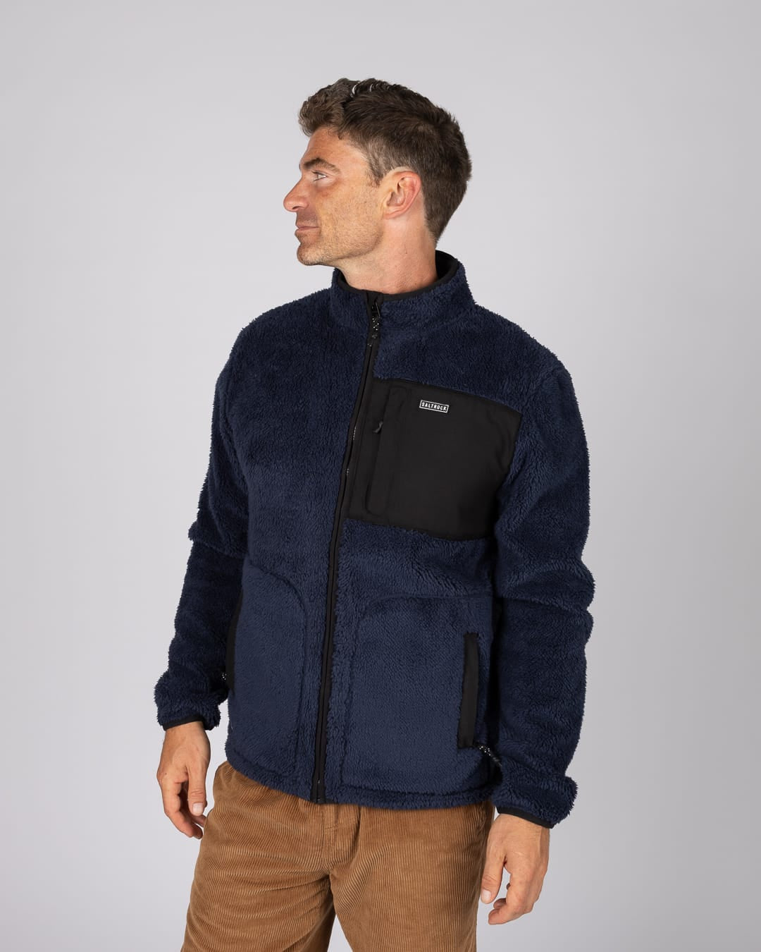 Wishaw Mens Soft Fleece in Blue