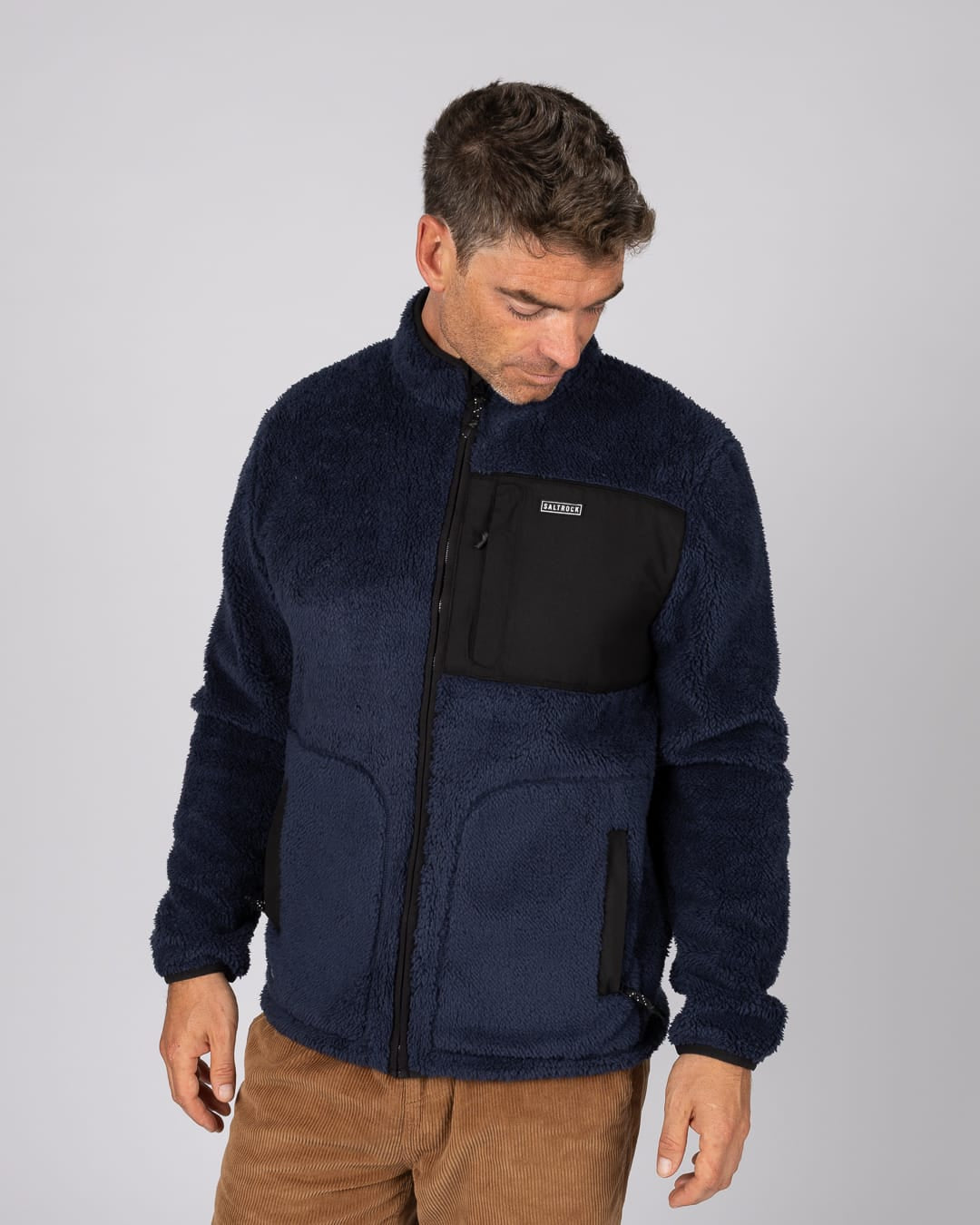 Wishaw Mens Soft Fleece in Blue