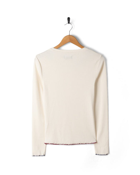 Dixie - Womens Long Sleeve T-Shirt - Cream