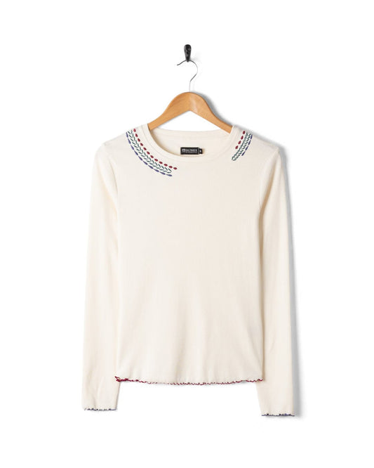 Dixie - Womens Long Sleeve T-Shirt - Cream