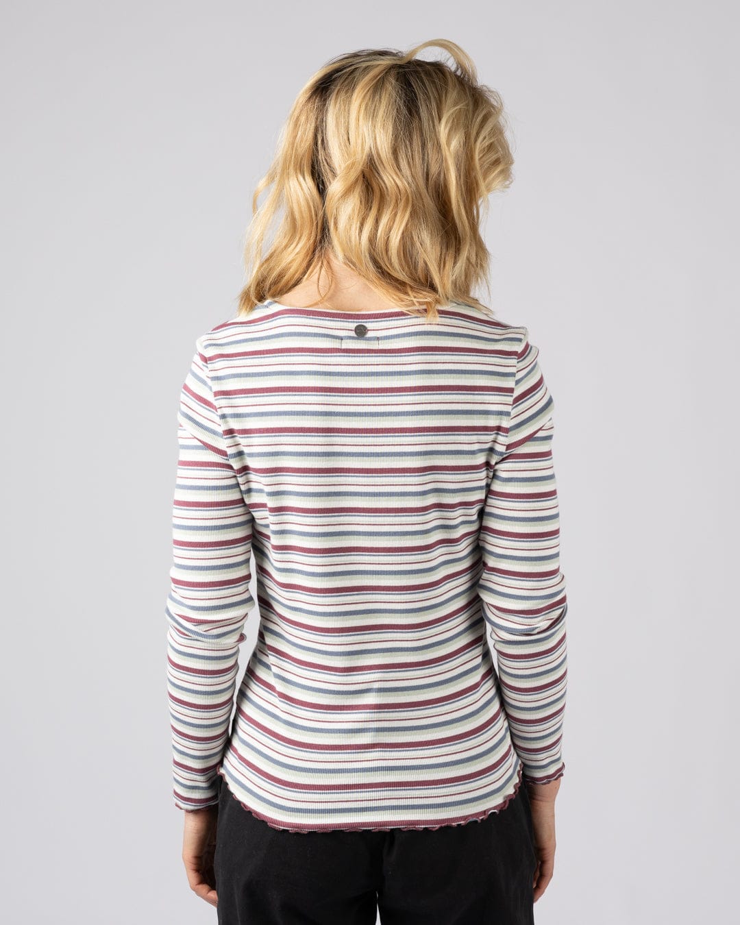 Lenna - Womens Long Sleeve T-Shirt - Multi Stripe