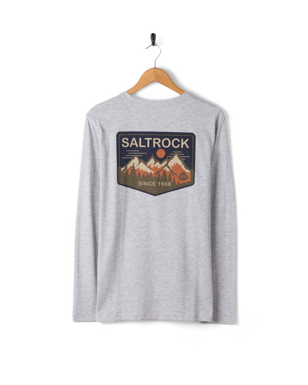 Uplands - Mens Long Sleeve T-Shirt - Grey