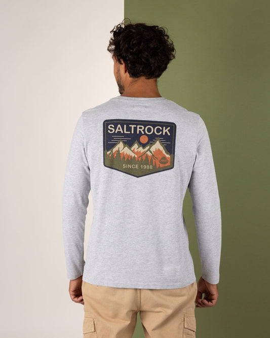 Uplands - Mens Long Sleeve T-Shirt - Grey