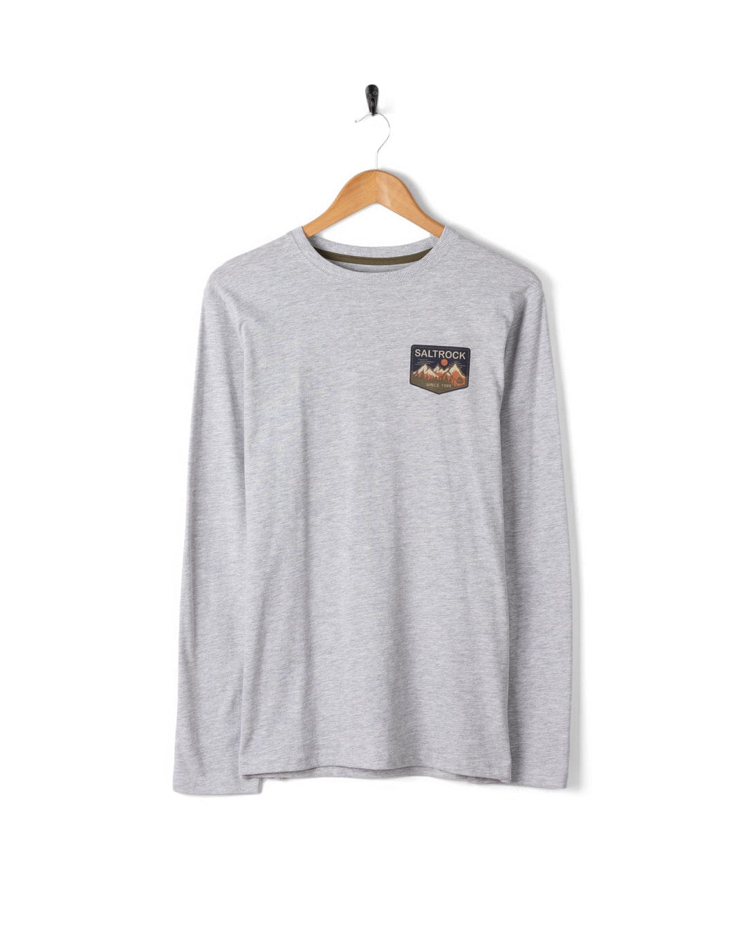 Uplands - Mens Long Sleeve T-Shirt - Grey