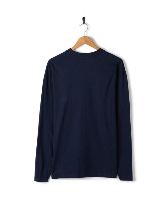 Box Stamp Logo - Mens Long Sleeve T-Shirt