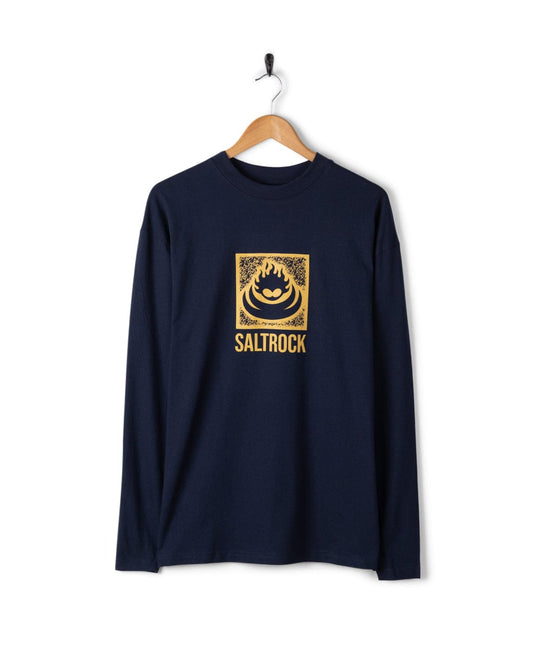Box Stamp Logo - Mens Long Sleeve T-Shirt